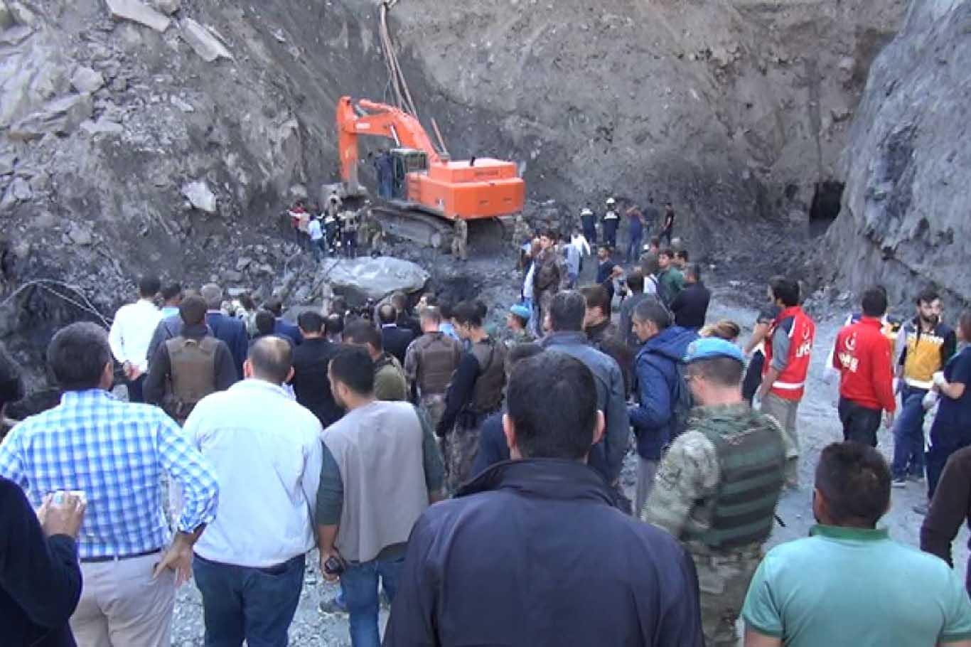 Şırnak'taki göçükte 6 işçi hayatını kaybetti